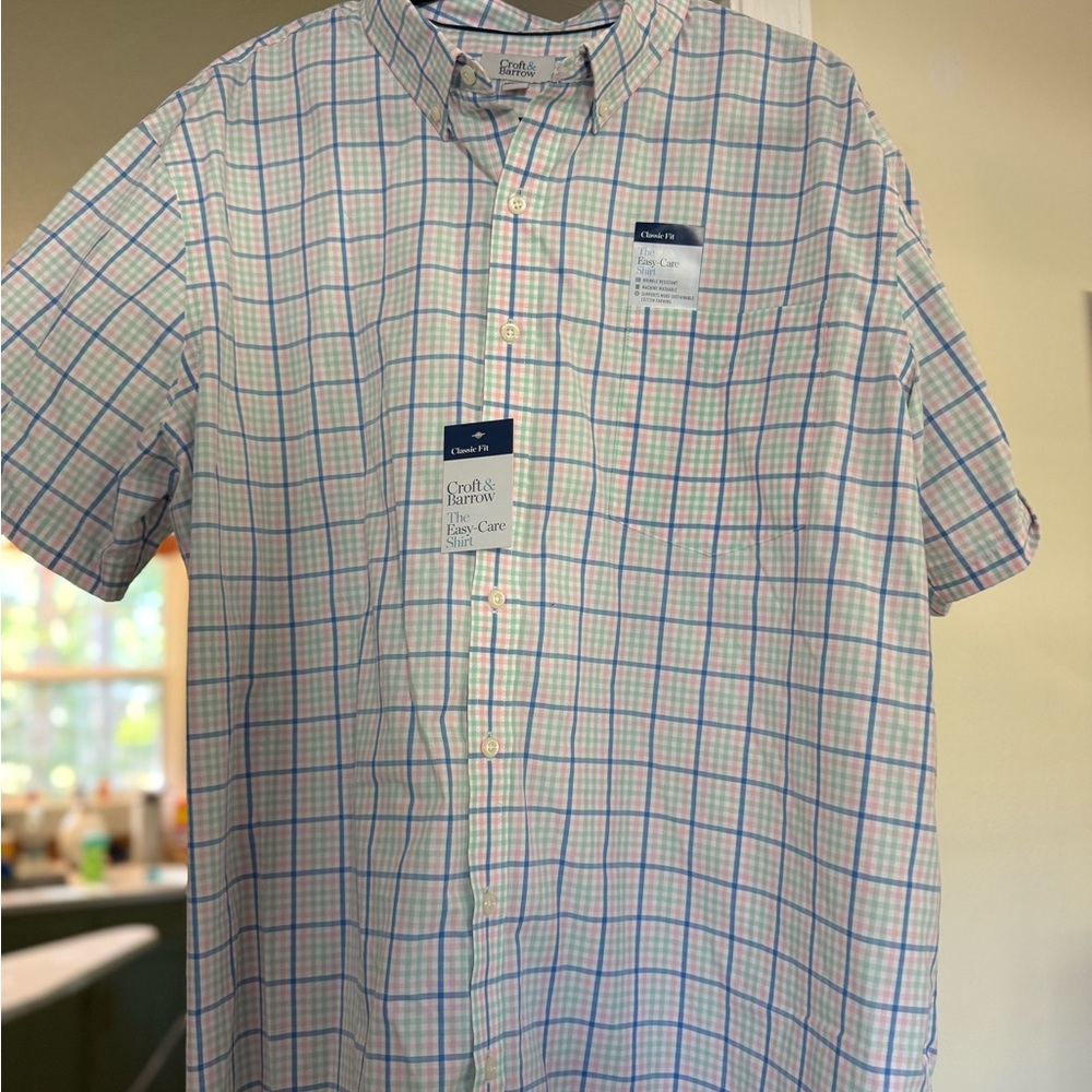 Croft & Barrow Men's Multicolor Plaid Shirt